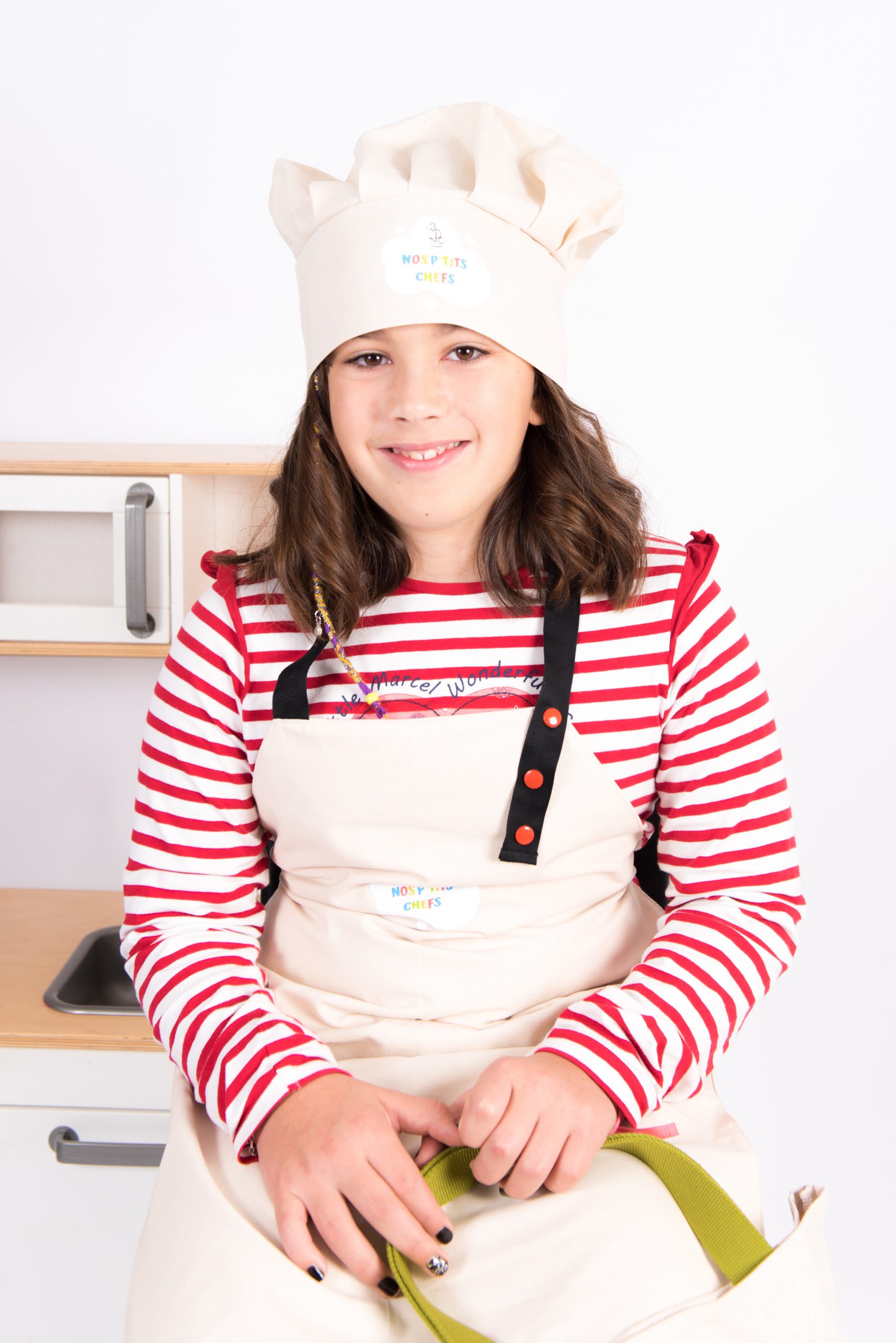 Tablier personnalisé dès 7 ans / Bio - Nos P'tits Chefs - Ecole de cuisine  pour enfants à Lyon