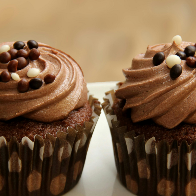 Spécial fête des pères : Cupcake tout chocolat & Crème mascarpone chocolat