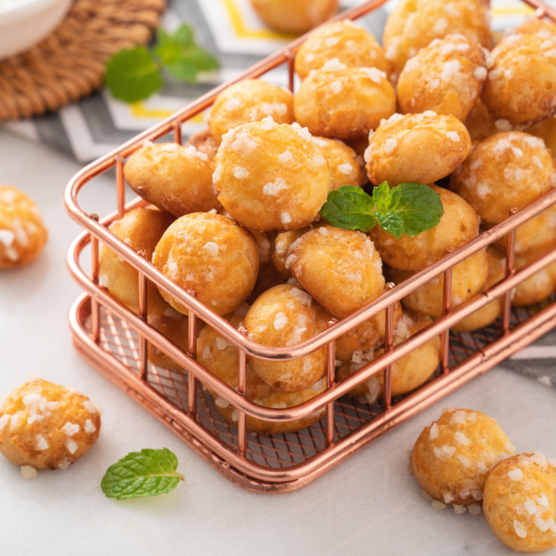 Chouquettes aux sucres