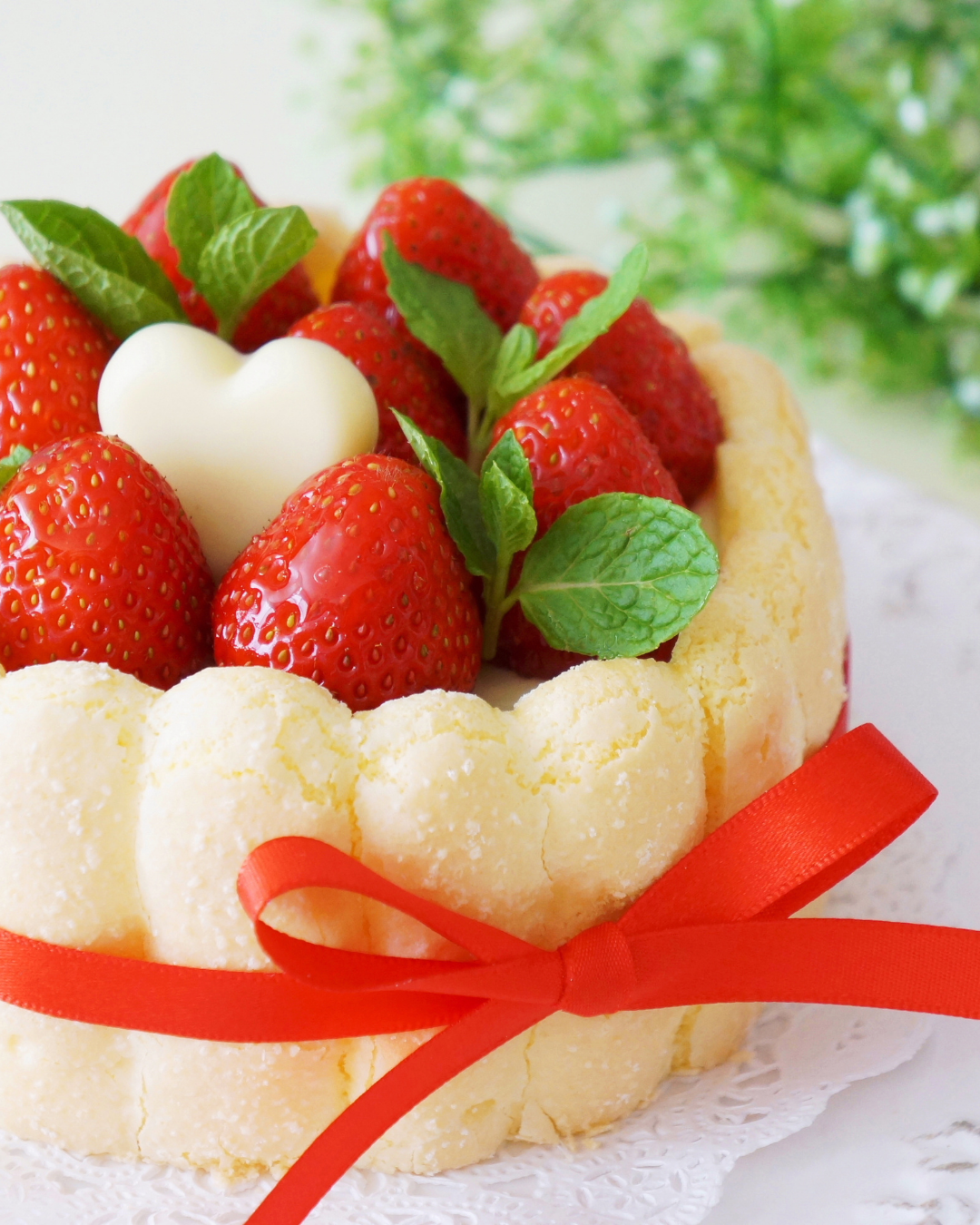 Ma petite charlotte aux fraises