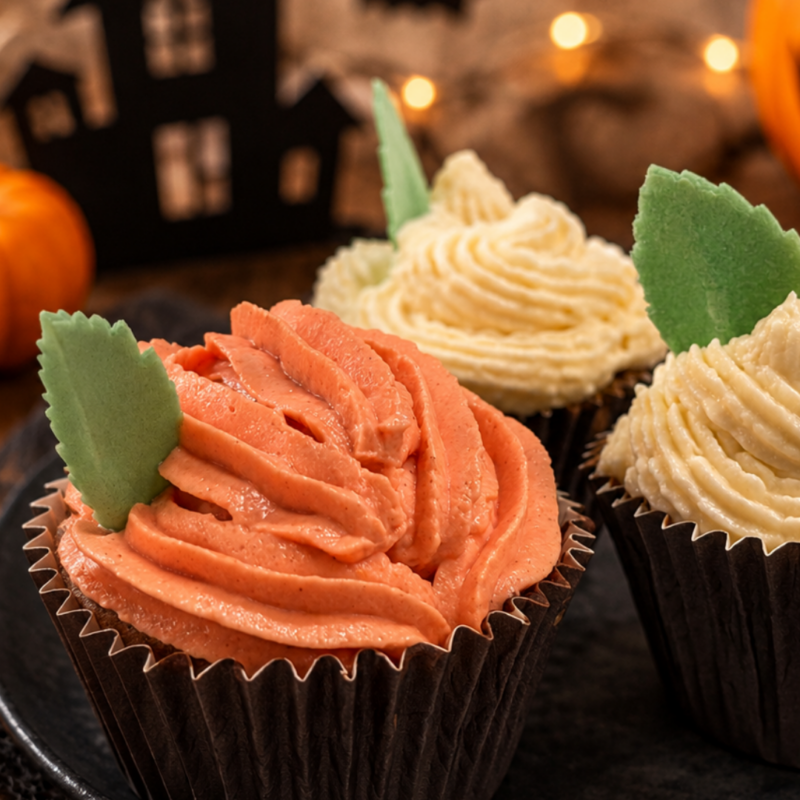 Cupcakes déco P'tits monstres d'Halloween en deux recettes 100% maison