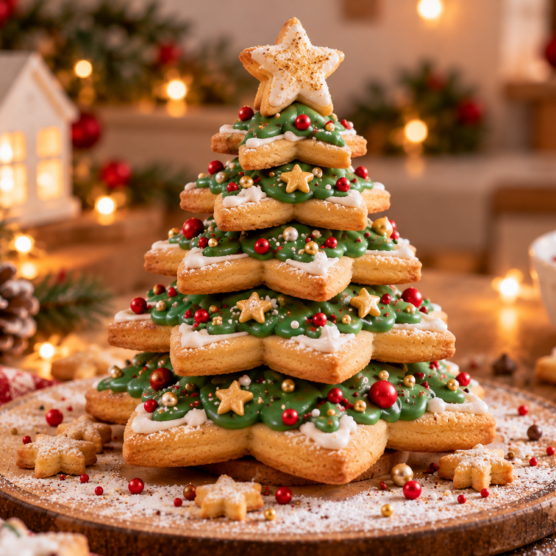 Mon Premier Grand Sapin Sablé de Noël - Atelier pâtisserie en famille